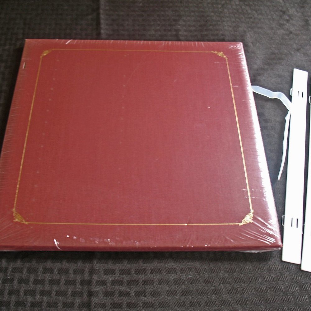 Creative Memories Burgundy One Open Spine Album